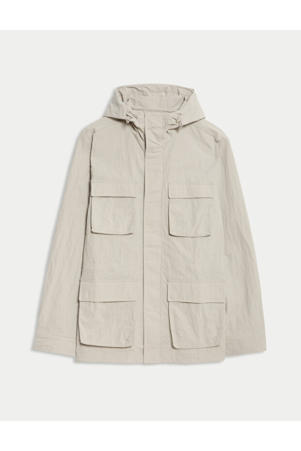 4 Cepli Kapüşonlu Ceket - 1