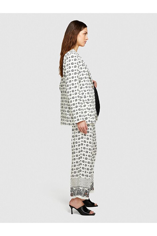 Regular Fit Bej Kadın Ceket 2VJDLW024 - 2