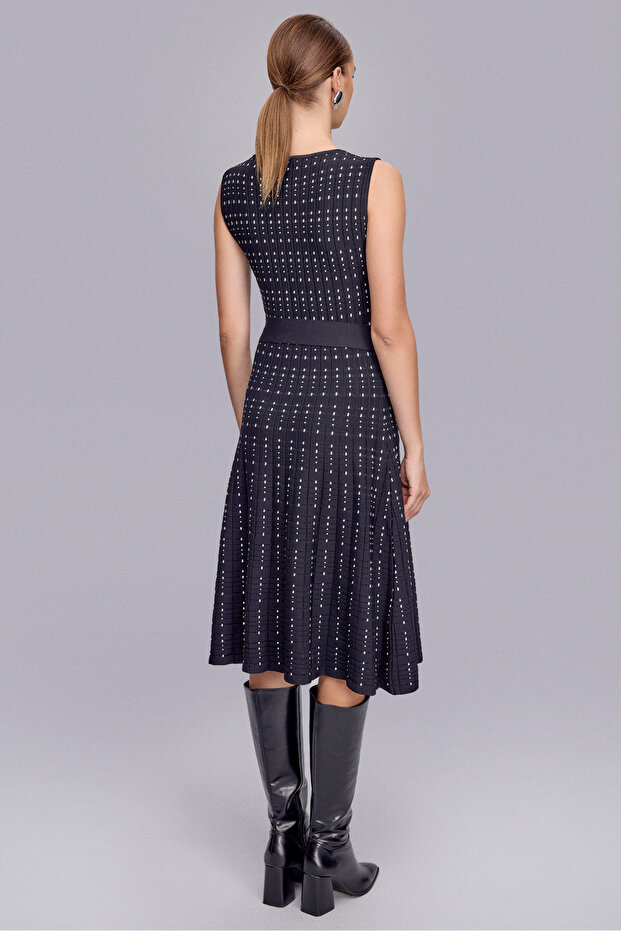 61 TRİKO ELBİSE SİYAH - 3