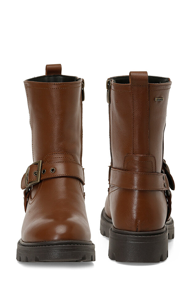 MARISOL 5PR Taba Kadın Biker Bot - 5