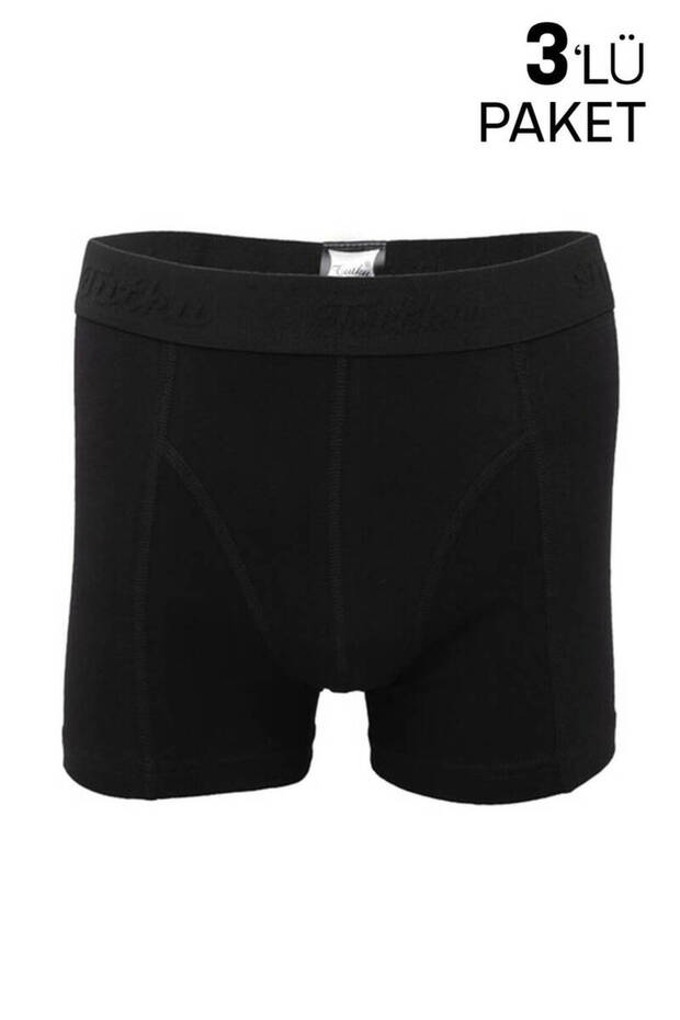 Tutku 3-Pack Elastic Men's and Boys' Boxer Briefs