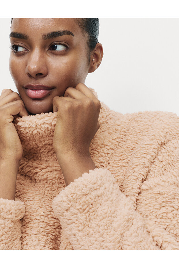 Yumuşak Teddy Sweatshirt - 7