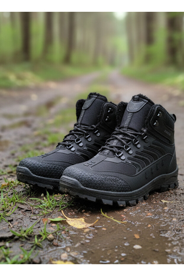 erkek su geçirmez waterproof siyah bot - 9