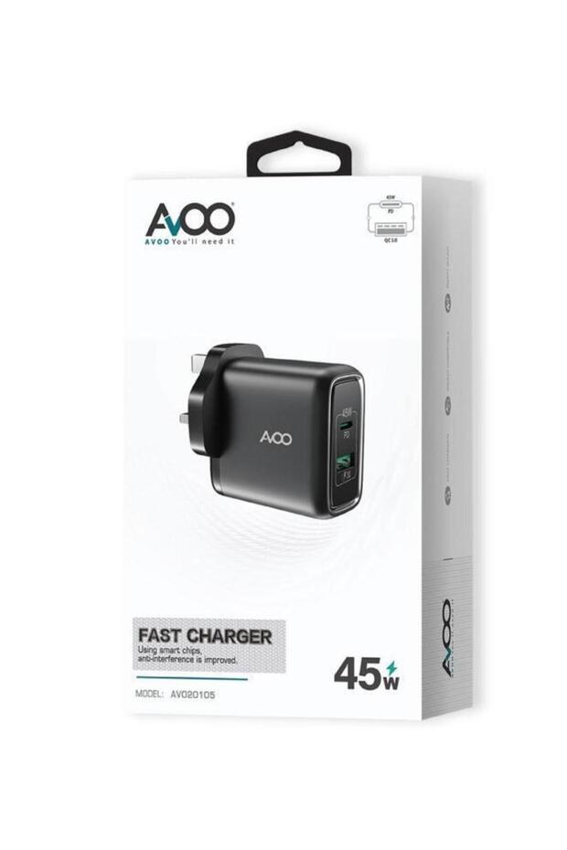 فيش شاحن TYP-C&USB-45W - 4