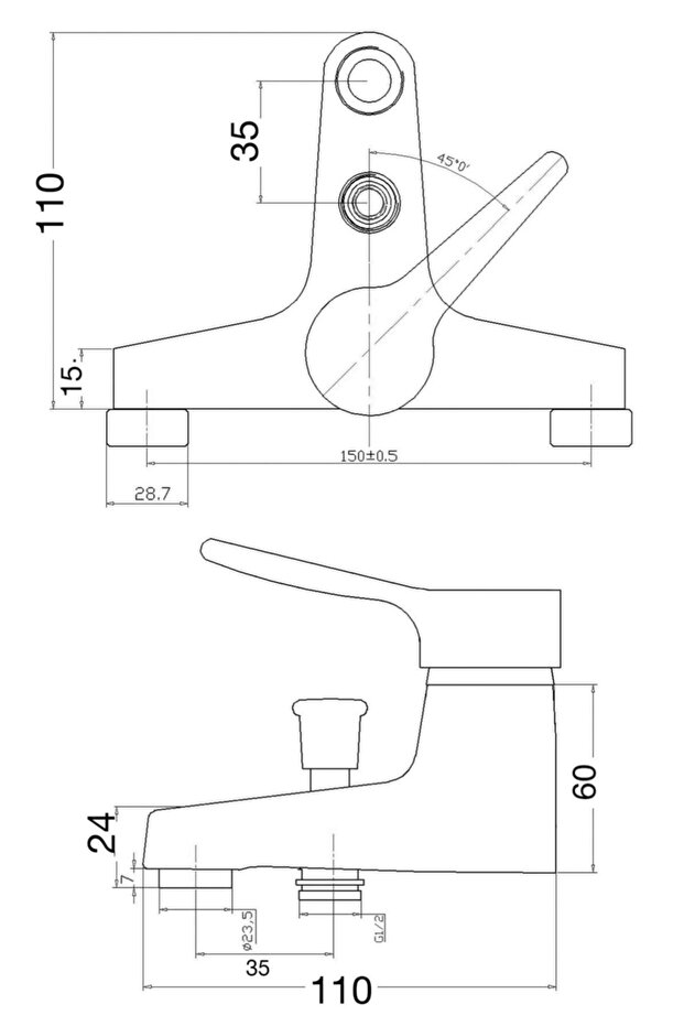Opus Bathroom Battery P304 - 2