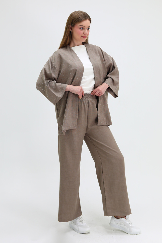 مجموعة مزدوجة مع تفاصيل الحجر - 3