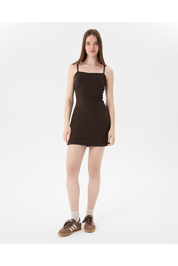 إيكوفريو برايسبرا ™  فستان قصير بحمالات لزجة - 1