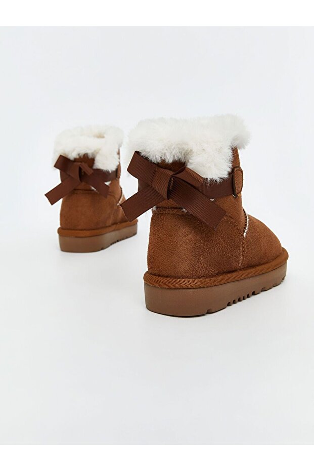 LCW STEPS Süet Görünümlü Kız Bebek Bot - 5