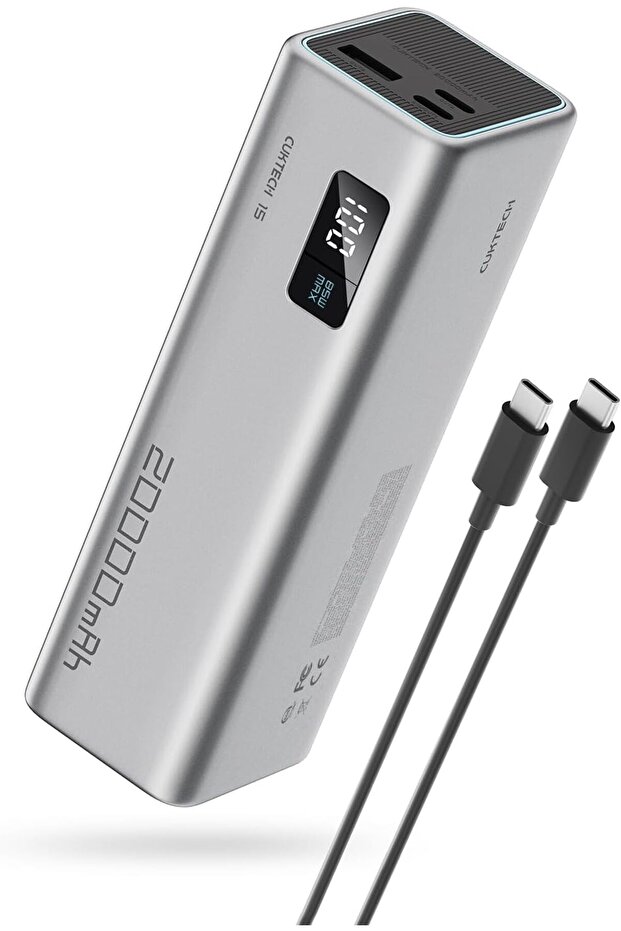 15 SE 20000mAh 65W Power Bank, 3-Port Fast Laptop Portable Charger