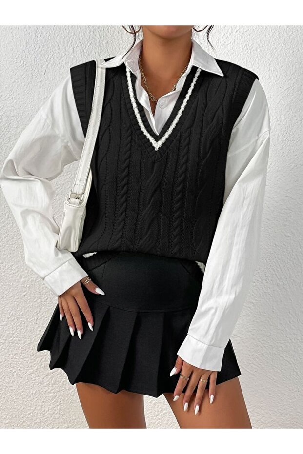 Trend Women's Tricot Knitted Sweater
