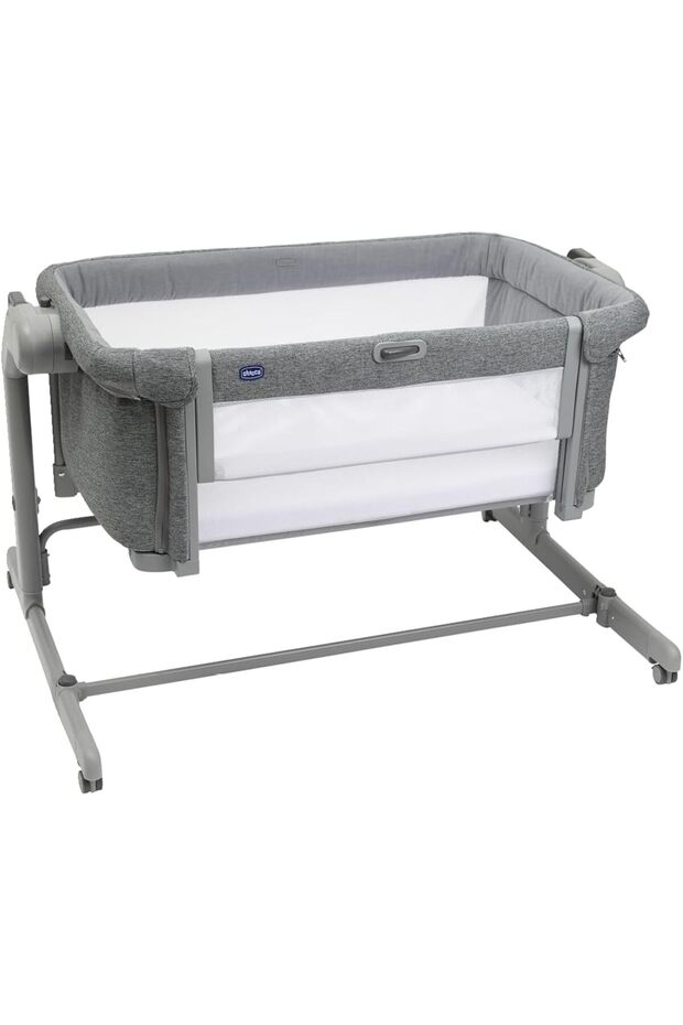Next2Me Magic Evo Co-sleeping Crib 0-6m, Dark Grey
