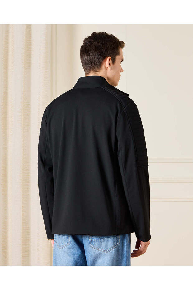 سترة أداء سوداء للرجال - 3