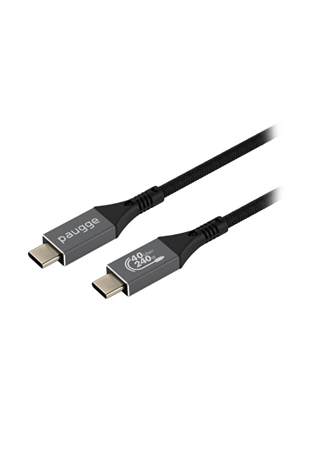USB 3.2 Kablo USB C Görüntü, Ses, Data ve Şarj Kablosu 3m - Siyah - 1