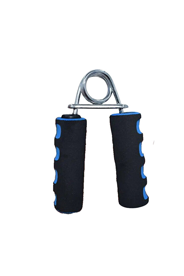 2Pcs for Both Hands Double Hand Spring Wrist Arm Finger Strengthener Steel Spring with Anti-Slip Sponge