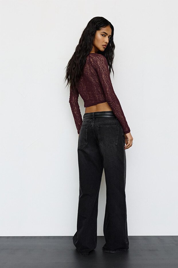 Dantel korse tarzı top - 3