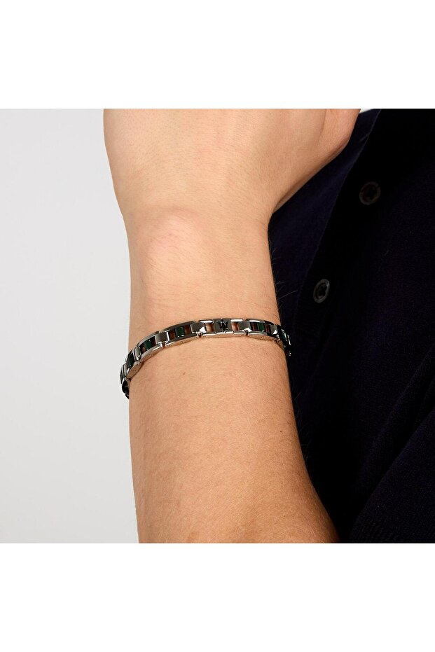 Jm225Atz60 18.2 + 3.5 cm Steel Men's Bracelet
