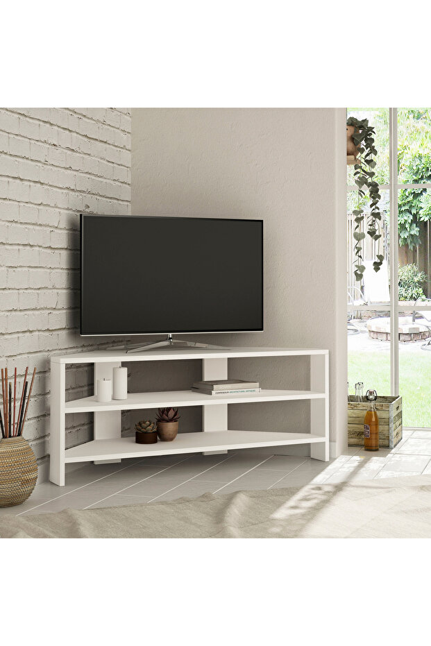 Mourah Thales Tv Stand Up To 43 Inches - White