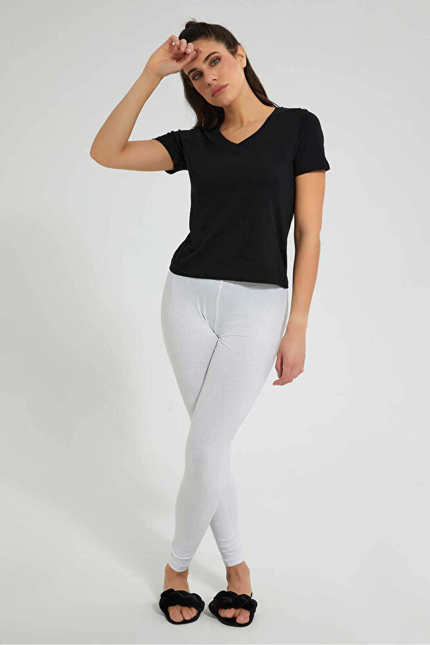 بنطال ليجنز طويل أساسي للسيدات - 2