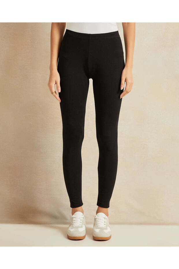 Women Charcoal And Black Leggings Set (Pack Of 2)