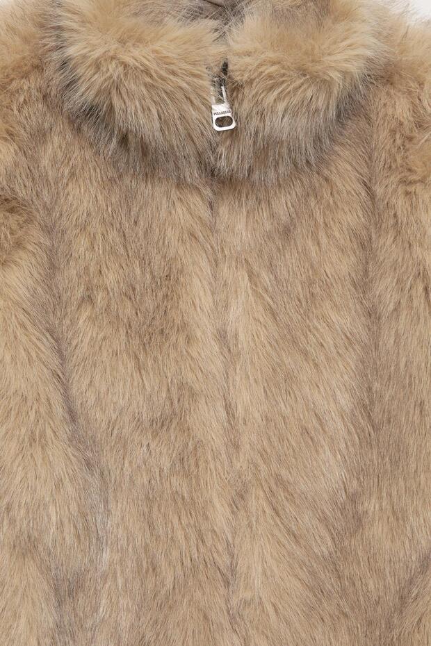 Suni kürk yelek - 7