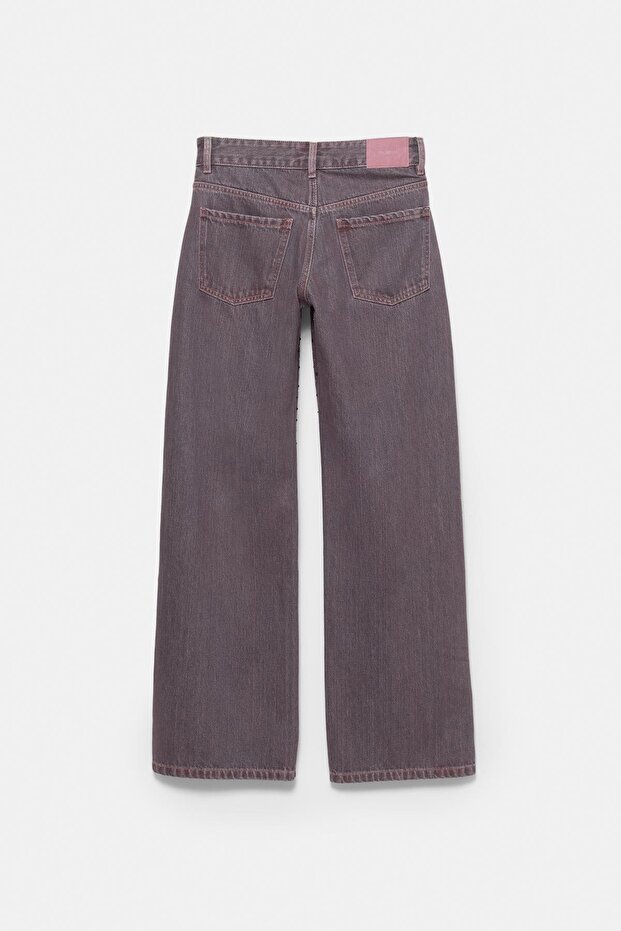 Strasslı düz kesim jean - 9