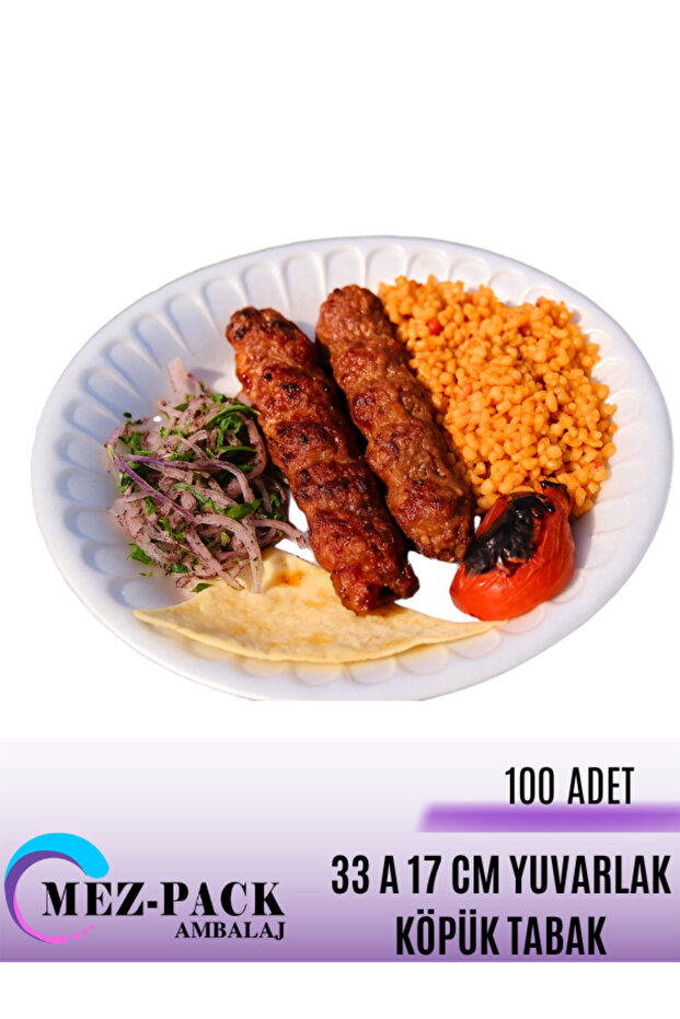 33 A KÖPÜK TABAK 100 ADET TEK KULLANIMLIK KULLAN AT ETKİNLİK TABAĞI KÜÇÜK BOY - 2