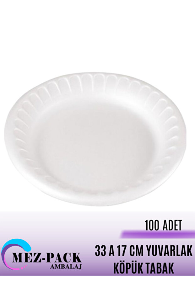 33 A KÖPÜK TABAK 100 ADET TEK KULLANIMLIK KULLAN AT ETKİNLİK TABAĞI KÜÇÜK BOY - 3