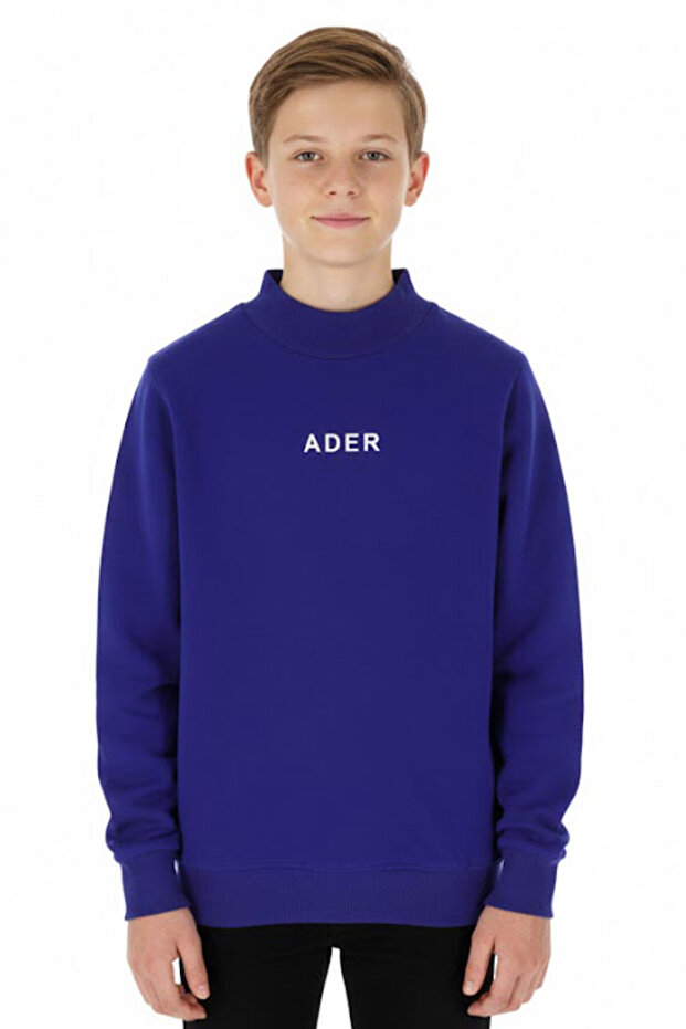 Boy's Sweatshirt Printed 2 Thread Raised Border - 1