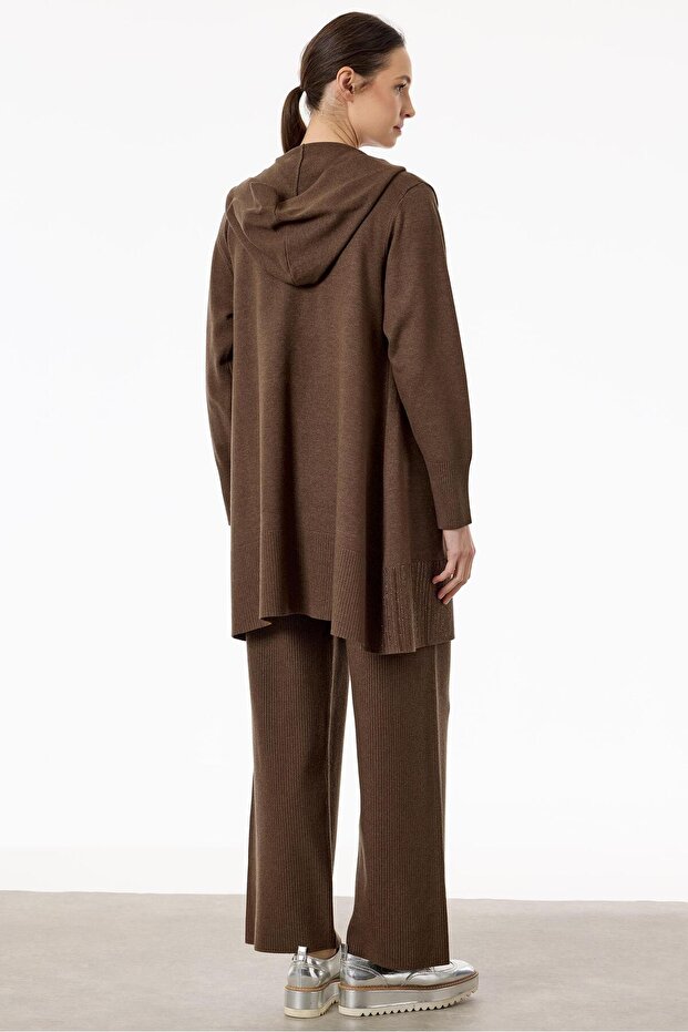 Basic 3'lü Triko Takım KAHVE - 4