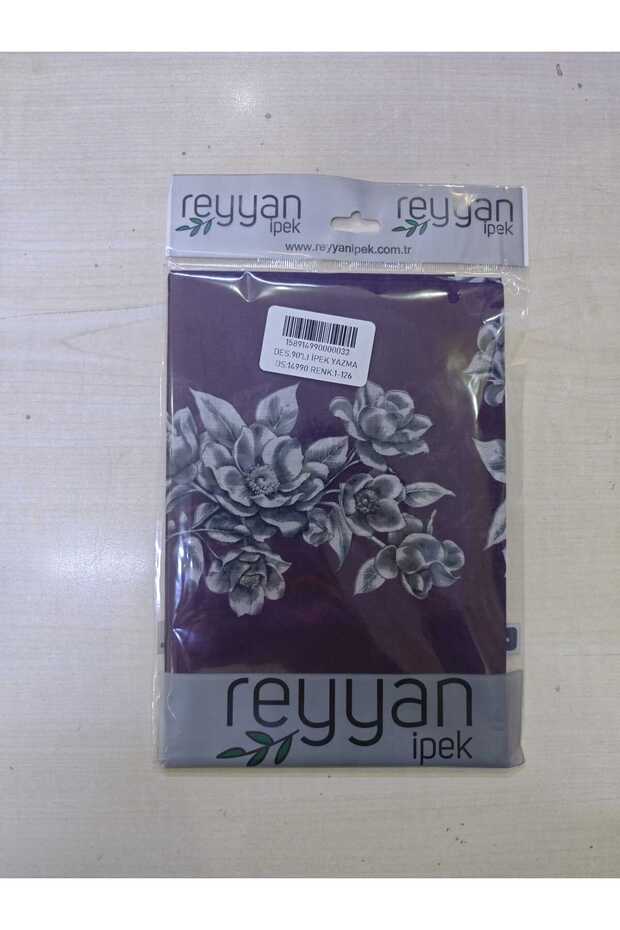Bagged Scarf Plain Floral 90s Lace Yemeni Inner Veil 90x90 cm Empty Middle Floral Edges