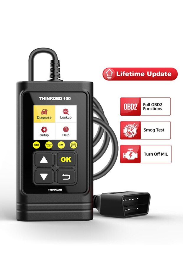 THINKCAR THINKOBD 100 Auto OBD2 Scanner Car Code Reader Clear Code Smog Test 10 Mode OBD 2 Functi... - 8
