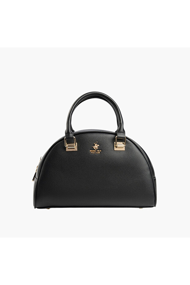 Textured Sling Bag with Detachable Strap