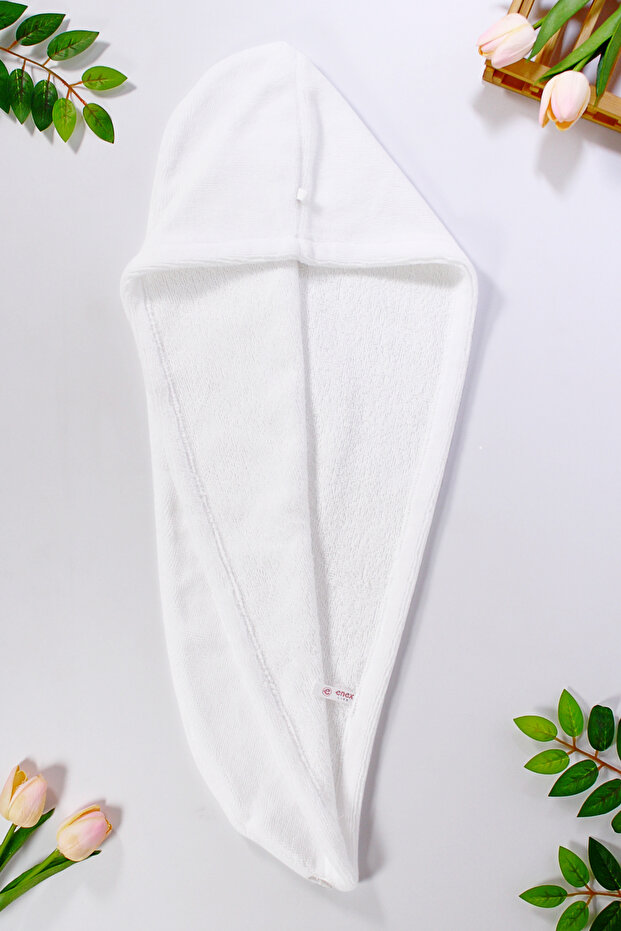 Düğmeli Havlu Bone - 3