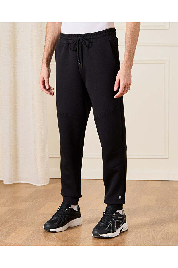 Men Black Active Pants