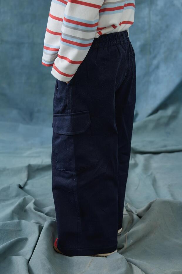 Lacivert Kargo Pantolon - 5