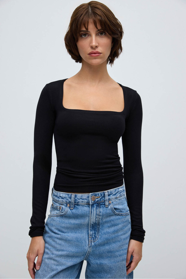 Nuve Wide Collar Merli Blouse