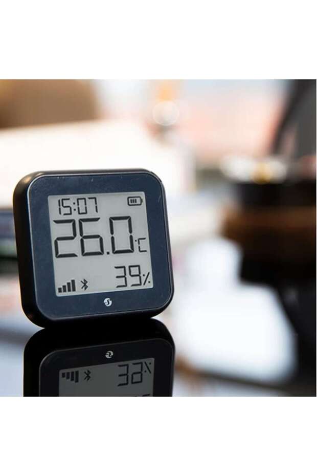 H&T Gen3 Thermostat Matte Black, E-ink display, Wi‑Fi, app control - 2