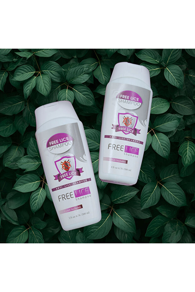 Free Lice Shampoo 200 ml Each | Anti lice shampoo | Comb included | Combo Pack