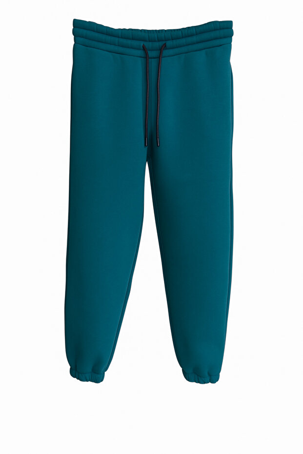 Women's 3 Thread Rubber Leg High Quality Sweatpants with Pockets Sh Fleece-Lined Thick Sweatpants