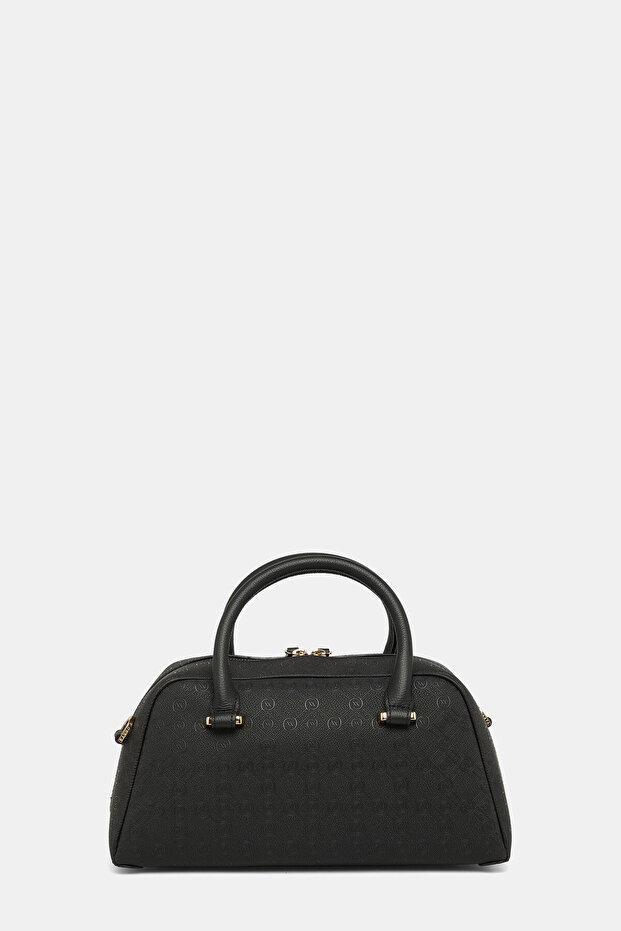 SİYAH MONOGRAM ÇANTA - 4