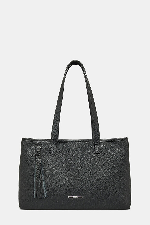 SİYAH MONOGRAM ÇANTA - 1