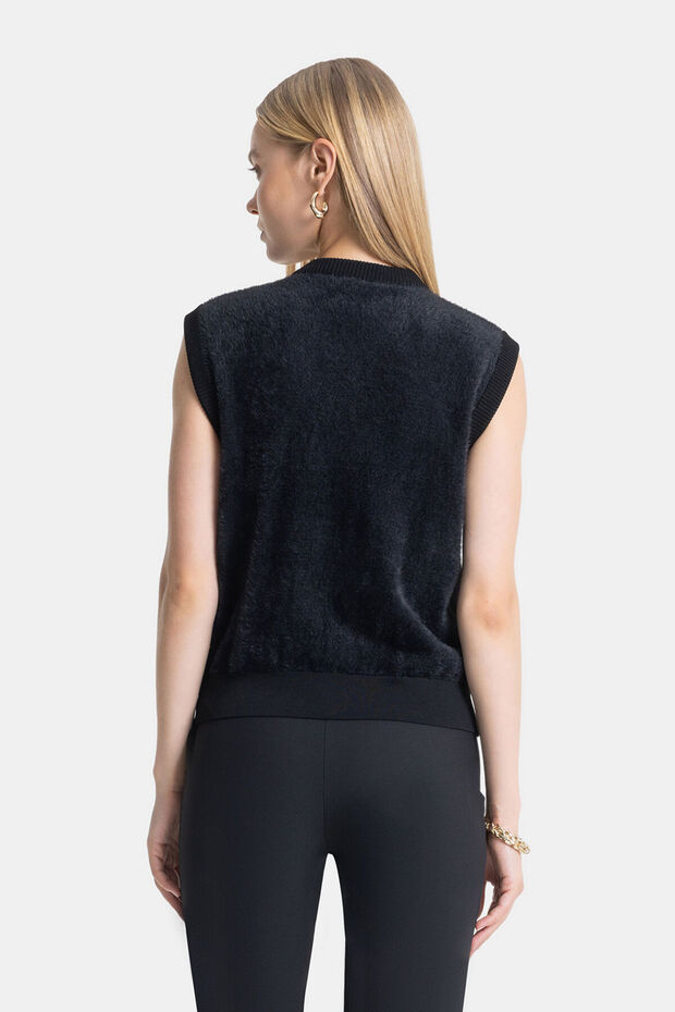 SİYAH TRİKO YELEK - 6