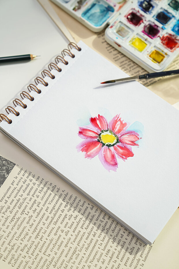 A5 Eskiz Defteri Sketch Book 50 Yaprak 150 gr Kalın Kağıt - 2