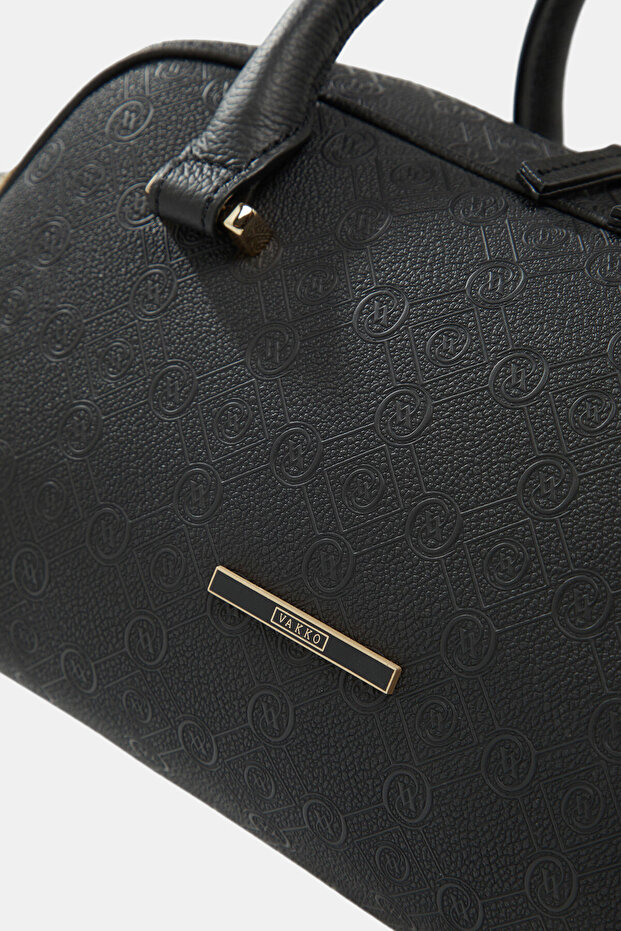 SİYAH MONOGRAM ÇANTA - 6