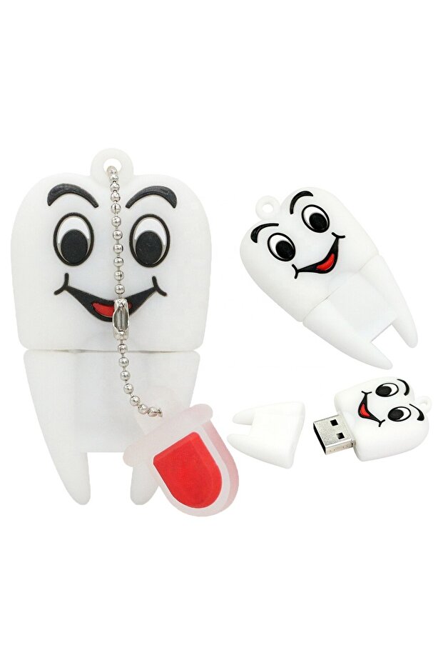Tooth Shaped 16Gb Flash Memory USB Memory Stick