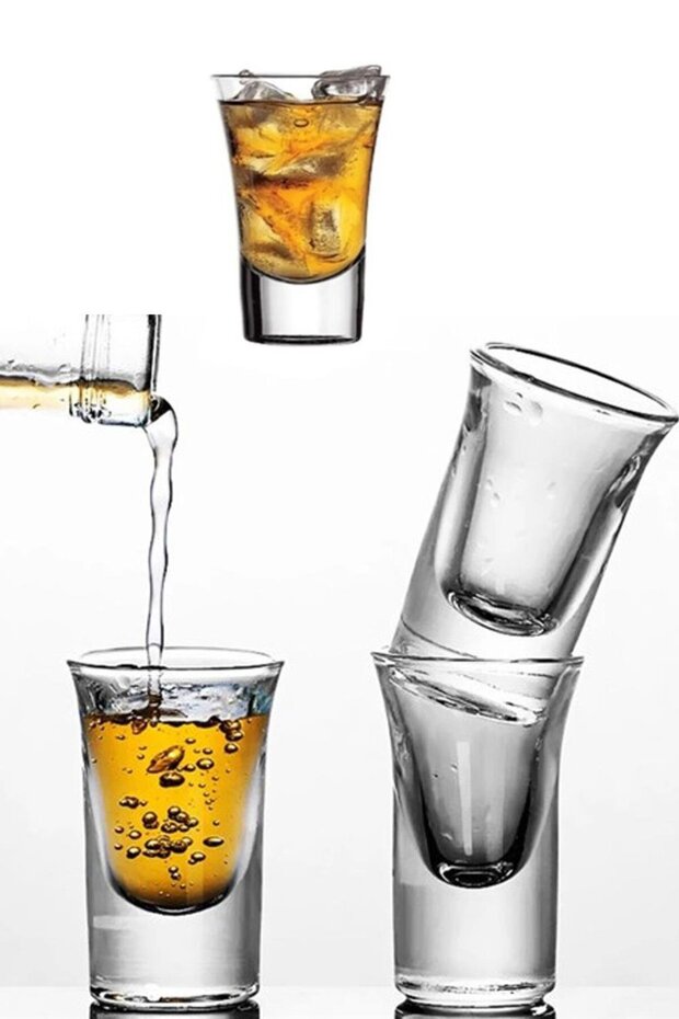 52174 Boston Shot Glass 6-Piece Tequila Glass 40 Cc