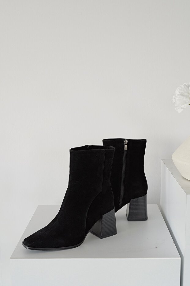 Küt Burun Kalın Topuk Bot - 1
