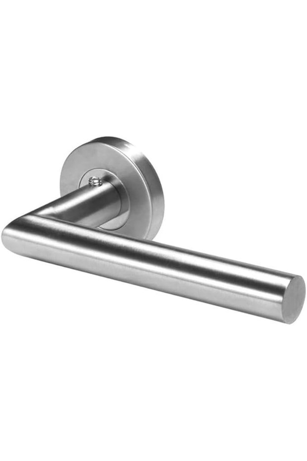 Doorfit Premium Stainless Steel T-bar Lever Rose Door Handle (Style 1)
