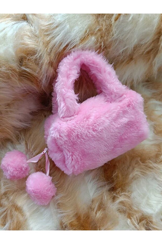 Makeup Bag Large Size Fluffy - 1