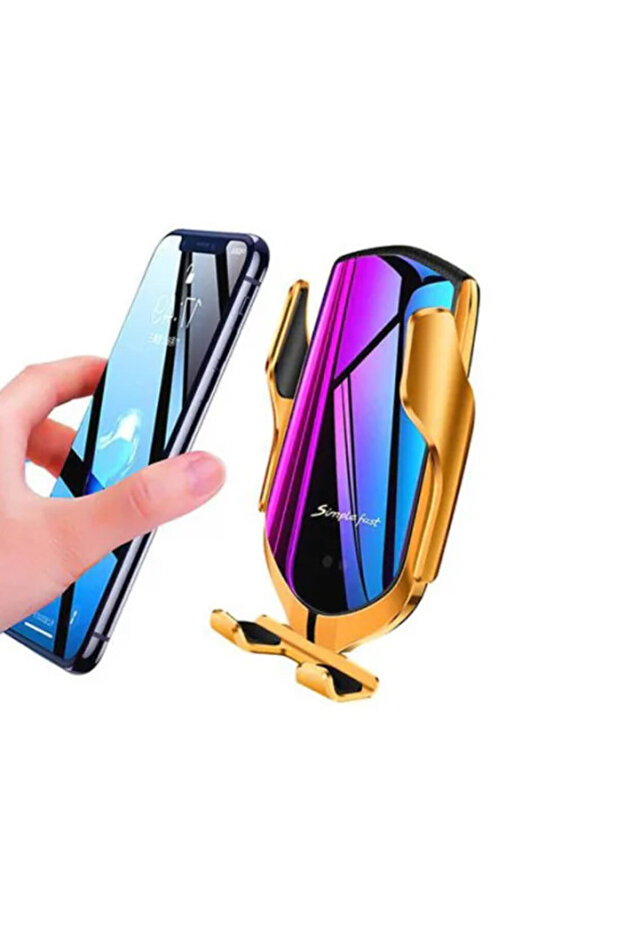 Car Mount Gold R1 Fast Charge Wireless Charging Sensor - 5